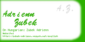 adrienn zubek business card